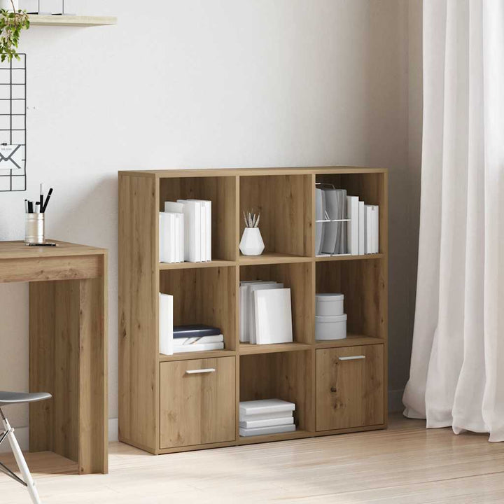 bogskab 98x29x97,5 cm konstrueret træ kunsteg