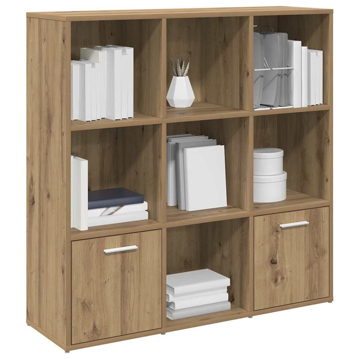 bogskab 98x29x97,5 cm konstrueret træ kunsteg