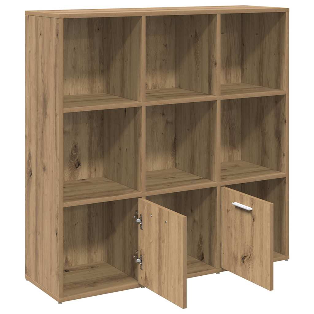 bogskab 98x29x97,5 cm konstrueret træ kunsteg