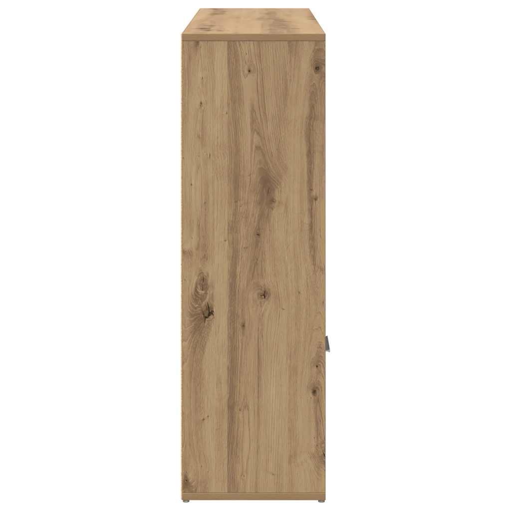 bogskab 98x29x97,5 cm konstrueret træ kunsteg