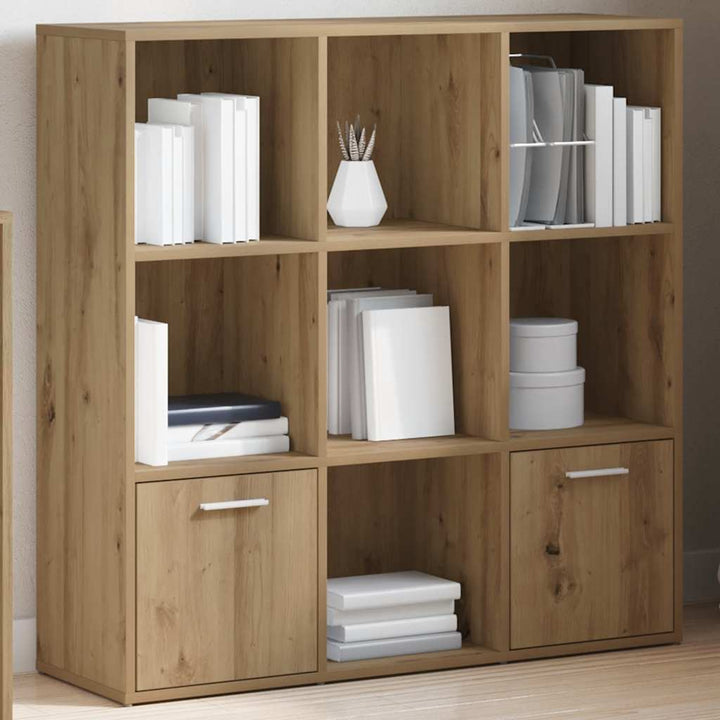 bogskab 98x29x97,5 cm konstrueret træ kunsteg