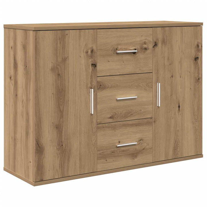 skænk 90x29,5x65 cm konstrueret træ kunsteg