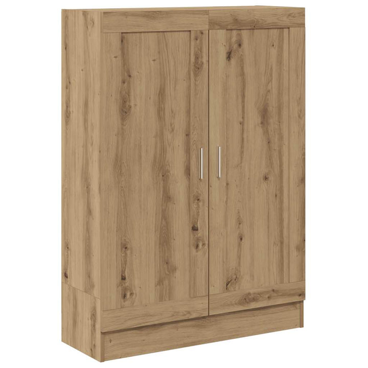 bogskab 82,5x30,5x115 cm konstrueret træ kunsteg