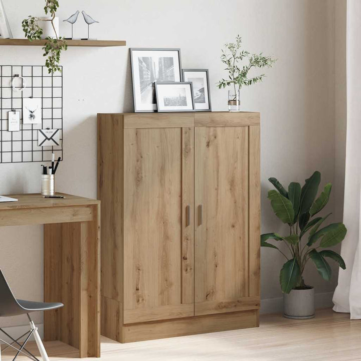 bogskab 82,5x30,5x115 cm konstrueret træ kunsteg