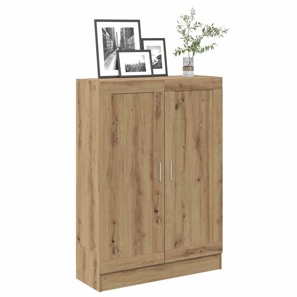 bogskab 82,5x30,5x115 cm konstrueret træ kunsteg