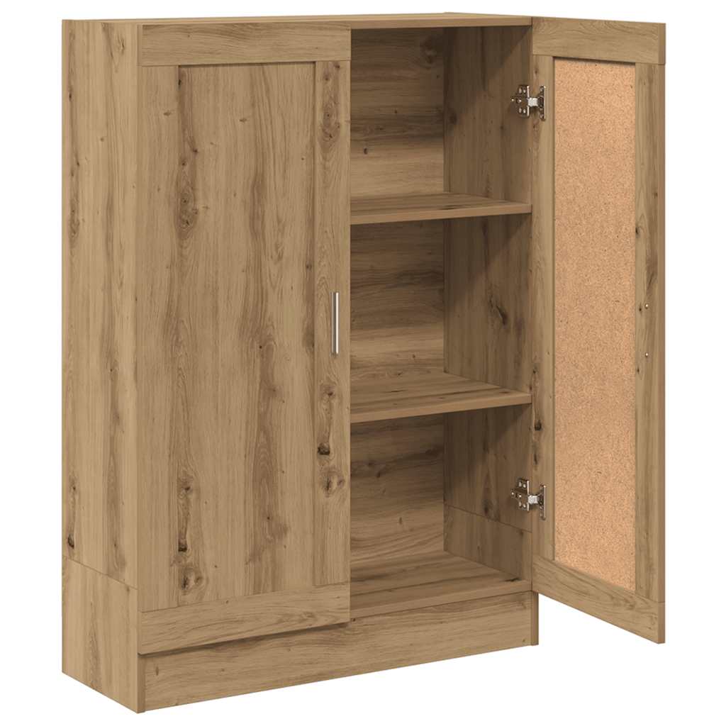 bogskab 82,5x30,5x115 cm konstrueret træ kunsteg