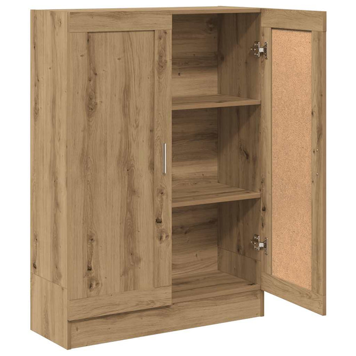 bogskab 82,5x30,5x115 cm konstrueret træ kunsteg
