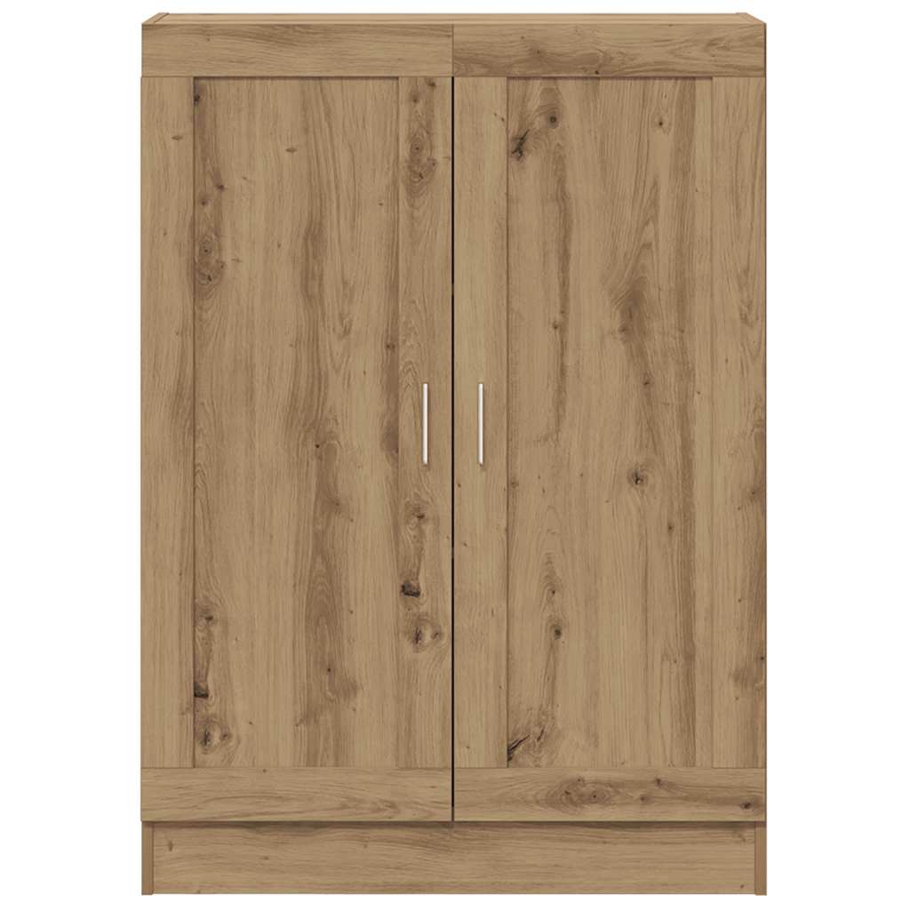 bogskab 82,5x30,5x115 cm konstrueret træ kunsteg