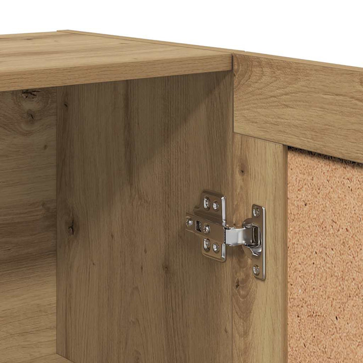 bogskab 82,5x30,5x115 cm konstrueret træ kunsteg