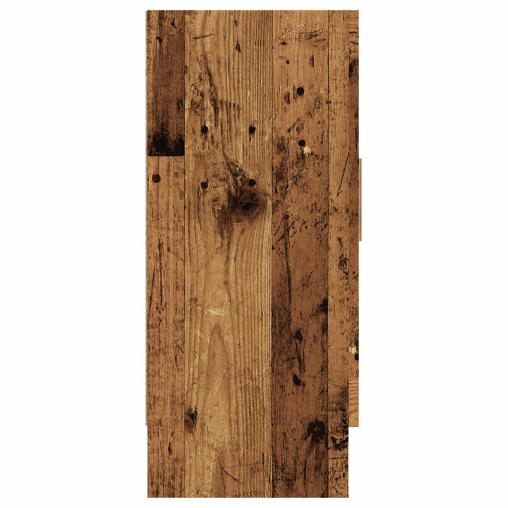skænk 120x30,5x70 cm konstrueret træ antikt træ