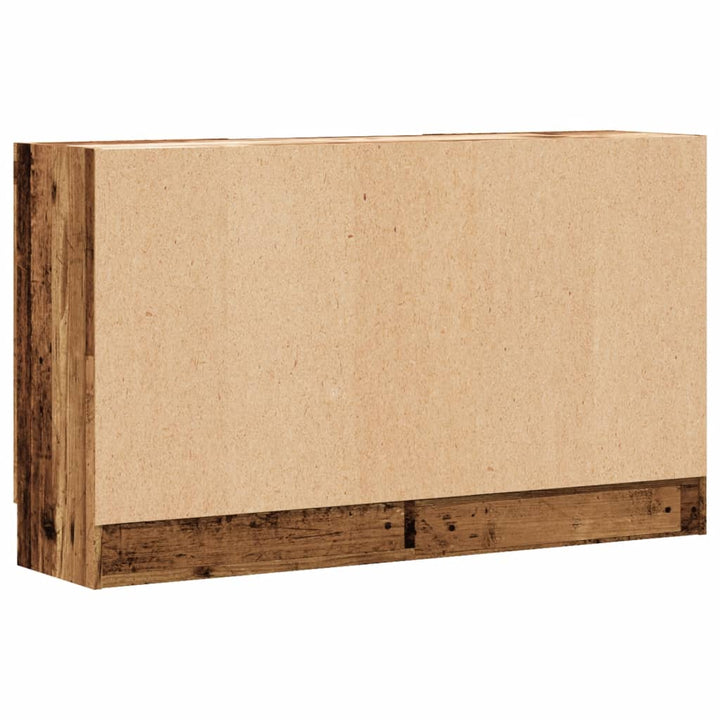 skænk 120x30,5x70 cm konstrueret træ antikt træ