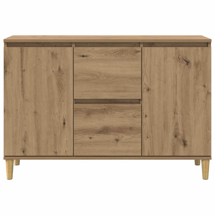 skænk 102x35x70 cm konstrueret træ kunsteg
