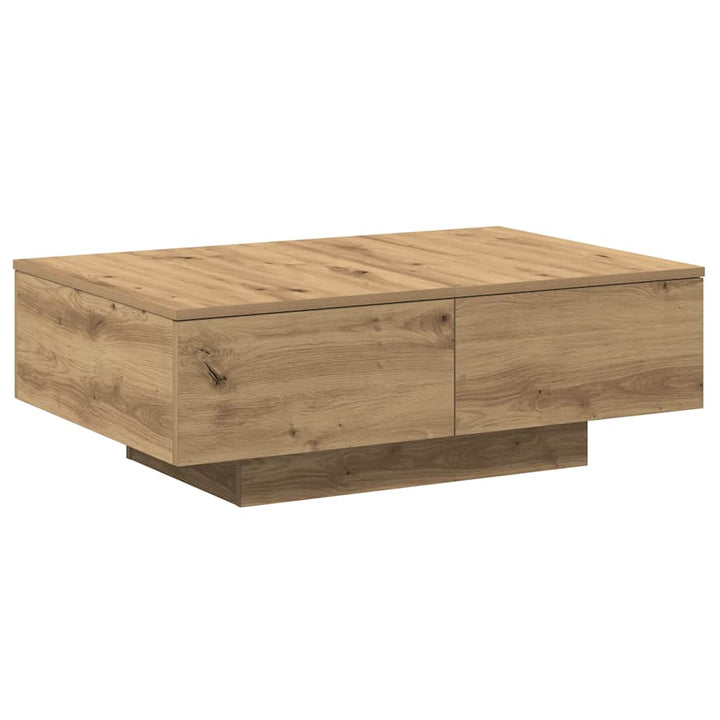 sofabord 90x60x31 cm konstrueret træ kunsteg