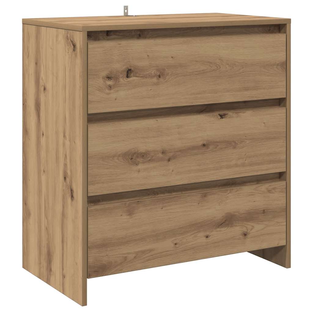 skænk 70x41x75 cm konstrueret træ kunsteg