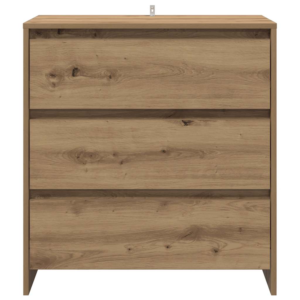 skænk 70x41x75 cm konstrueret træ kunsteg