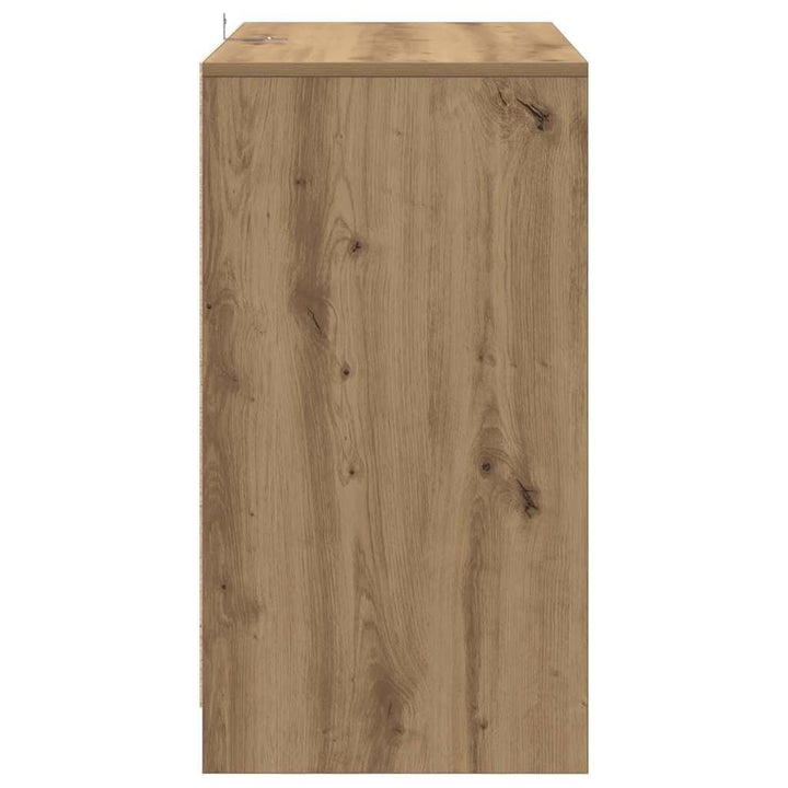 skænk 70x41x75 cm konstrueret træ kunsteg