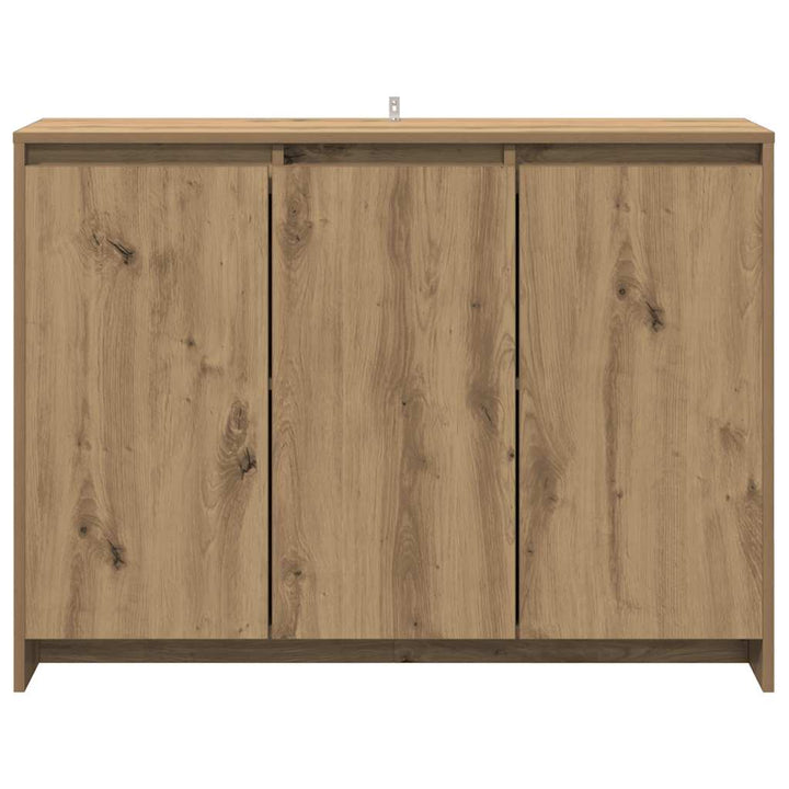 skænk 102x33x75 cm konstrueret træ kunsteg
