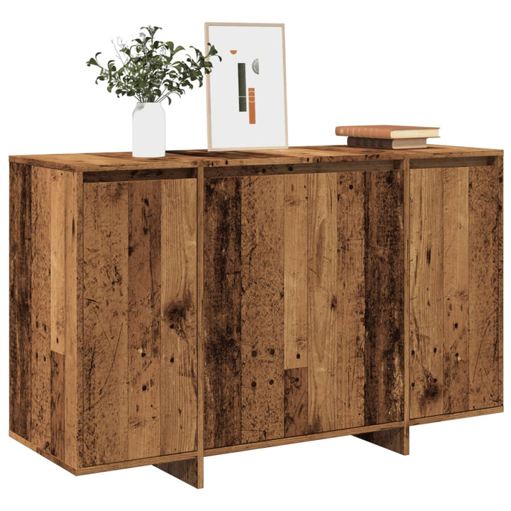 skænk 120x41x75 cm konstrueret træ antikt træ