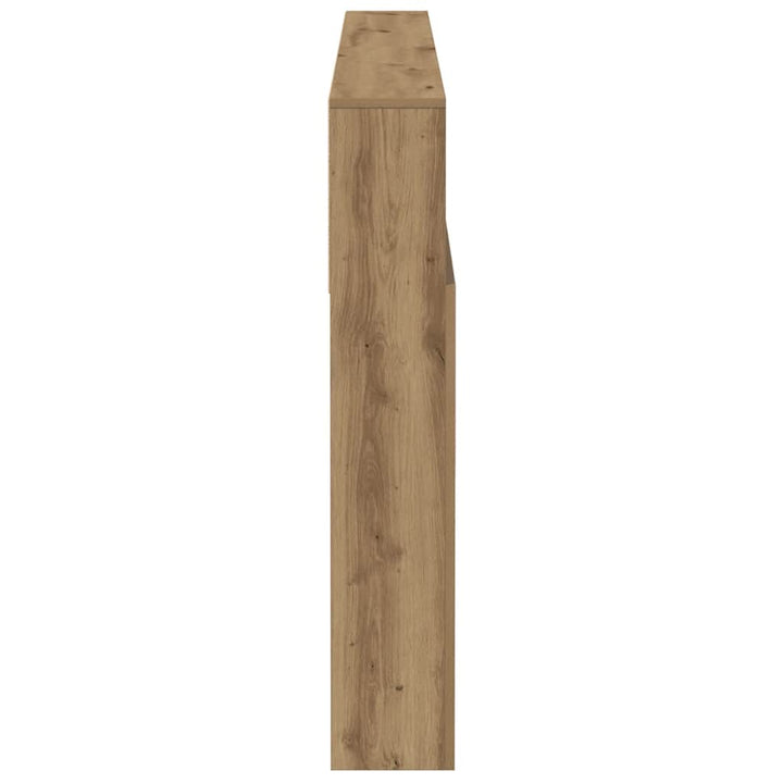 sengegavl 160x19x103,5 cm konstrueret træ kunsteg