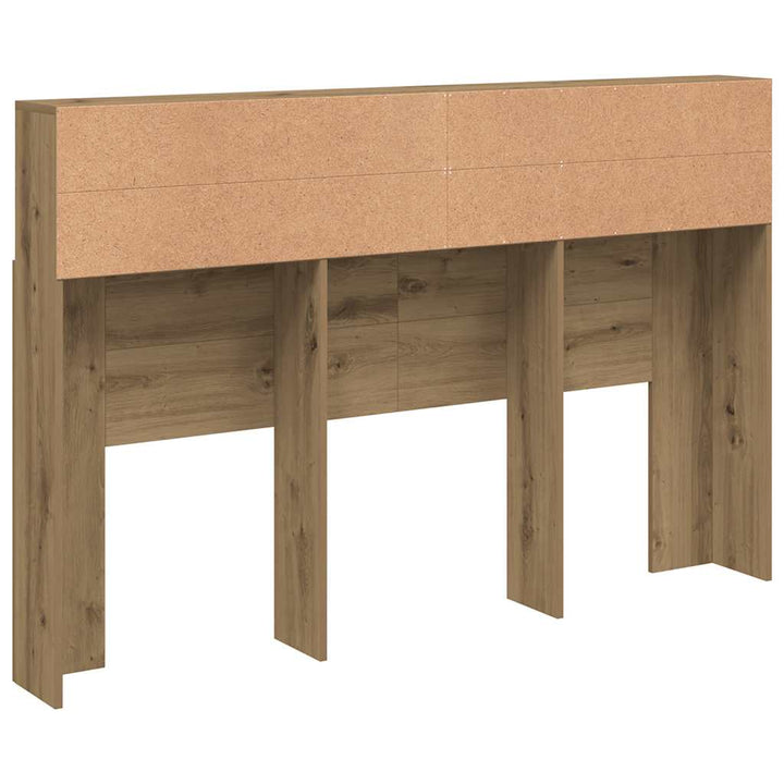 sengegavl 160x19x103,5 cm konstrueret træ kunsteg