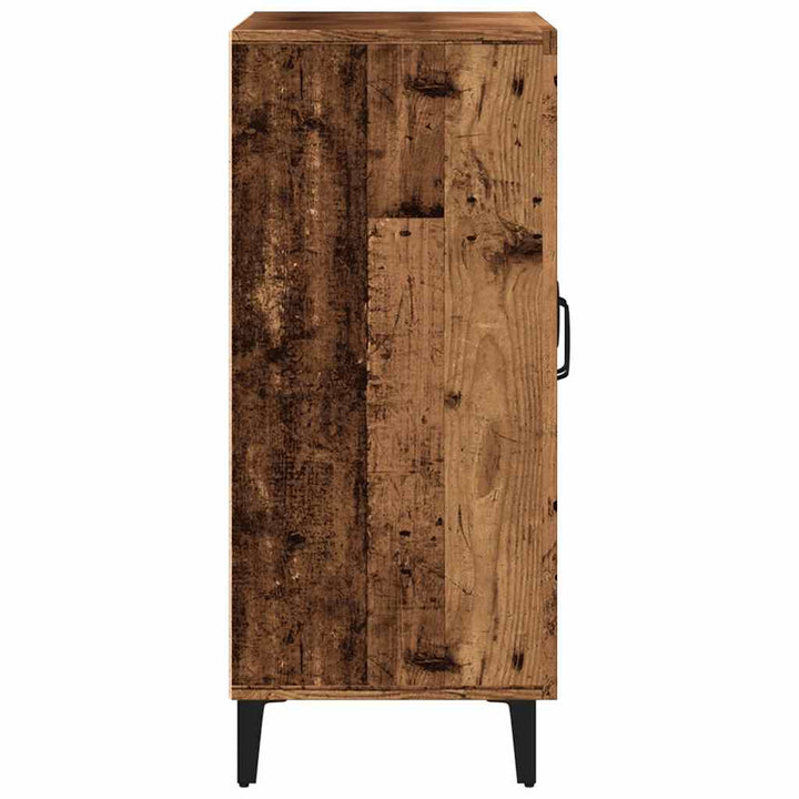 skab 90x34x80 cm konstrueret træ gammelt træ-look
