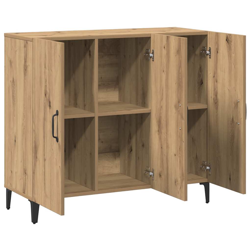 skab 90x34x80 cm konstrueret træ kunsteg
