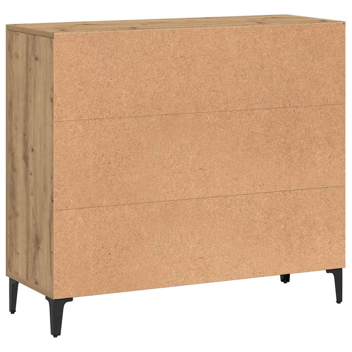 skab 90x34x80 cm konstrueret træ kunsteg