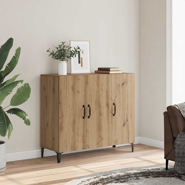 skab 90x34x80 cm konstrueret træ kunsteg