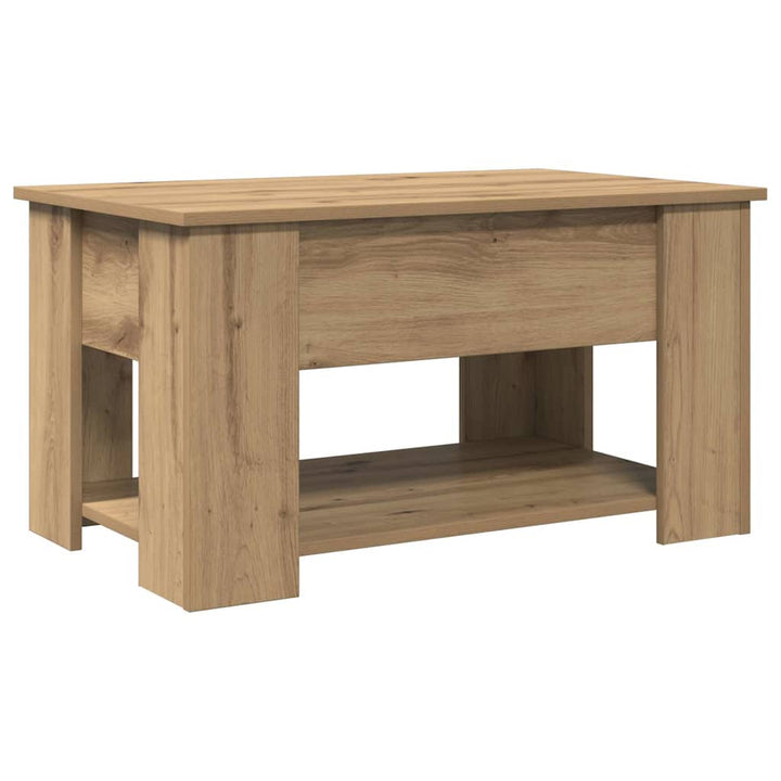 sofabord 79x49x41 cm konstrueret træ kunsteg