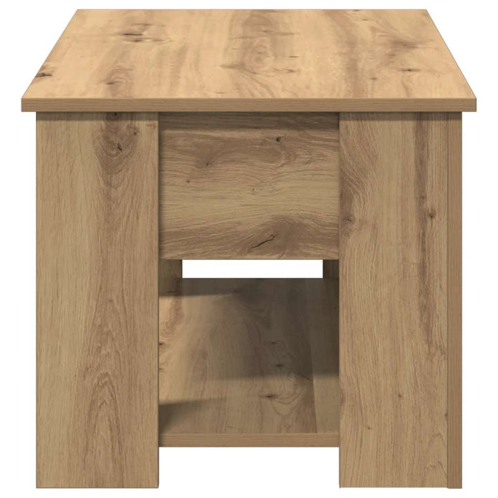 sofabord 79x49x41 cm konstrueret træ kunsteg