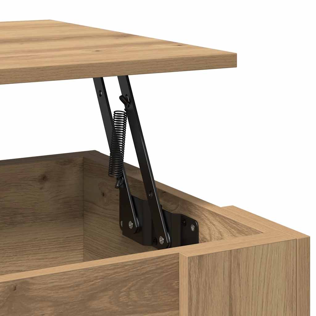 sofabord 79x49x41 cm konstrueret træ kunsteg