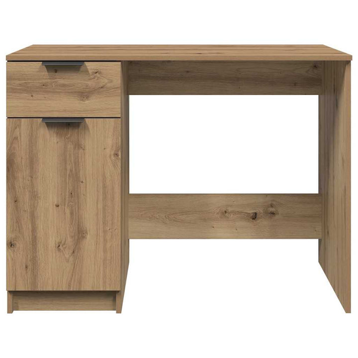 skrivebord 100x50x75 cm konstrueret træ kunsteg