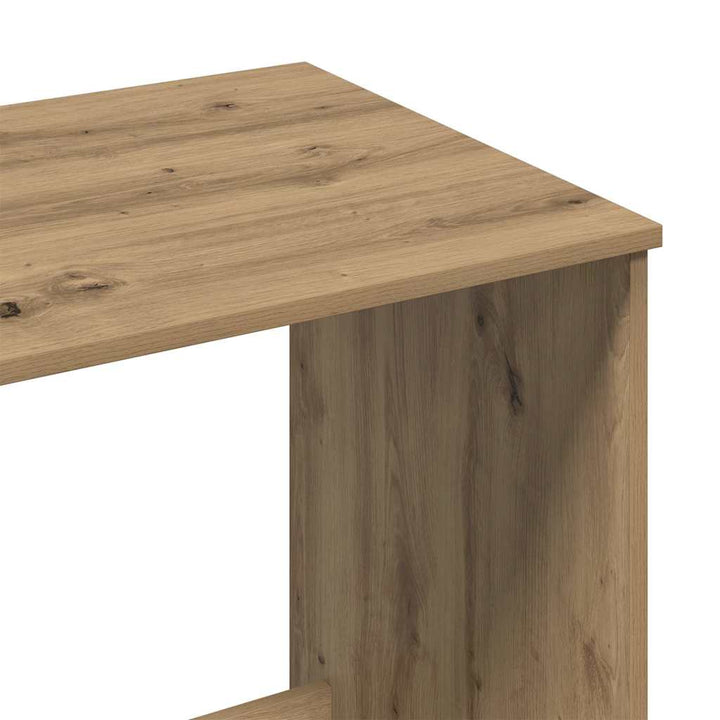 skrivebord 100x50x75 cm konstrueret træ kunsteg