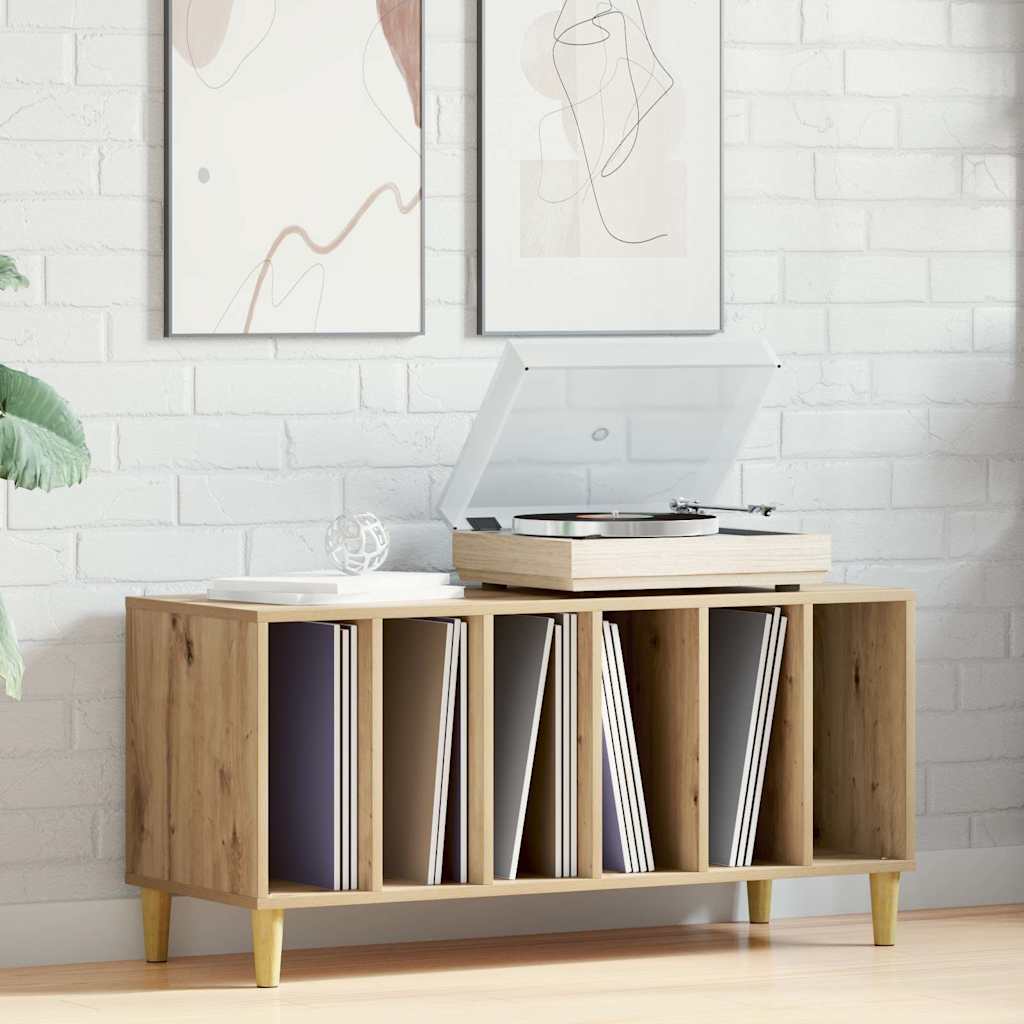 vinylskab 100x38x48 cm konstrueret træ kunsteg