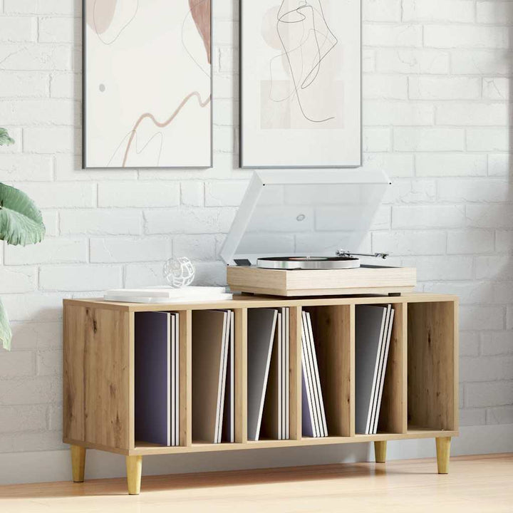 vinylskab 100x38x48 cm konstrueret træ kunsteg