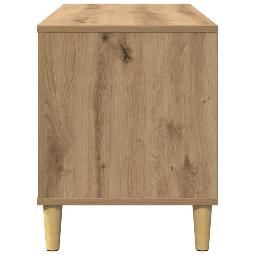 vinylskab 100x38x48 cm konstrueret træ kunsteg