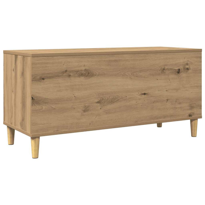 vinylskab 100x38x48 cm konstrueret træ kunsteg