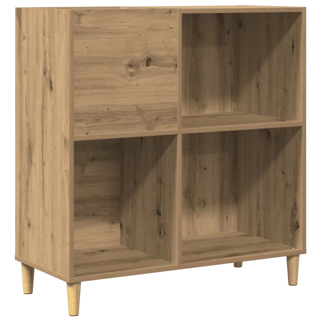 vinylskab 84,5x38x89 cm konstrueret træ kunsteg