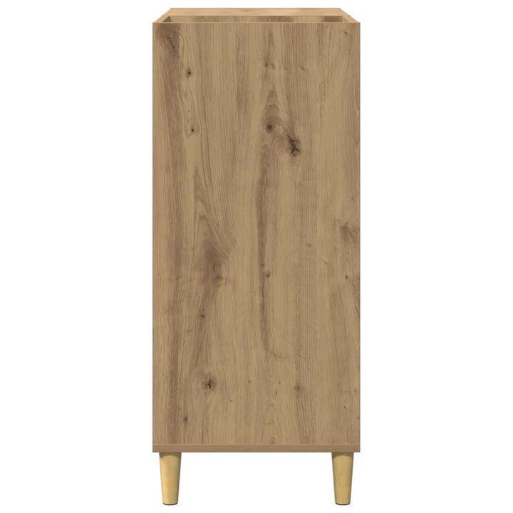 vinylskab 84,5x38x89 cm konstrueret træ kunsteg