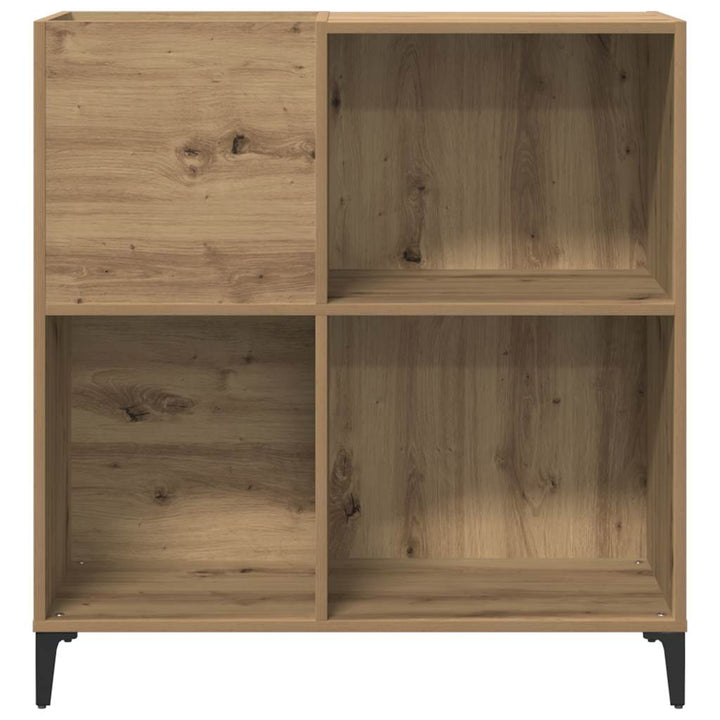 vinylskab 84,5x38x89 cm konstrueret træ kunsteg