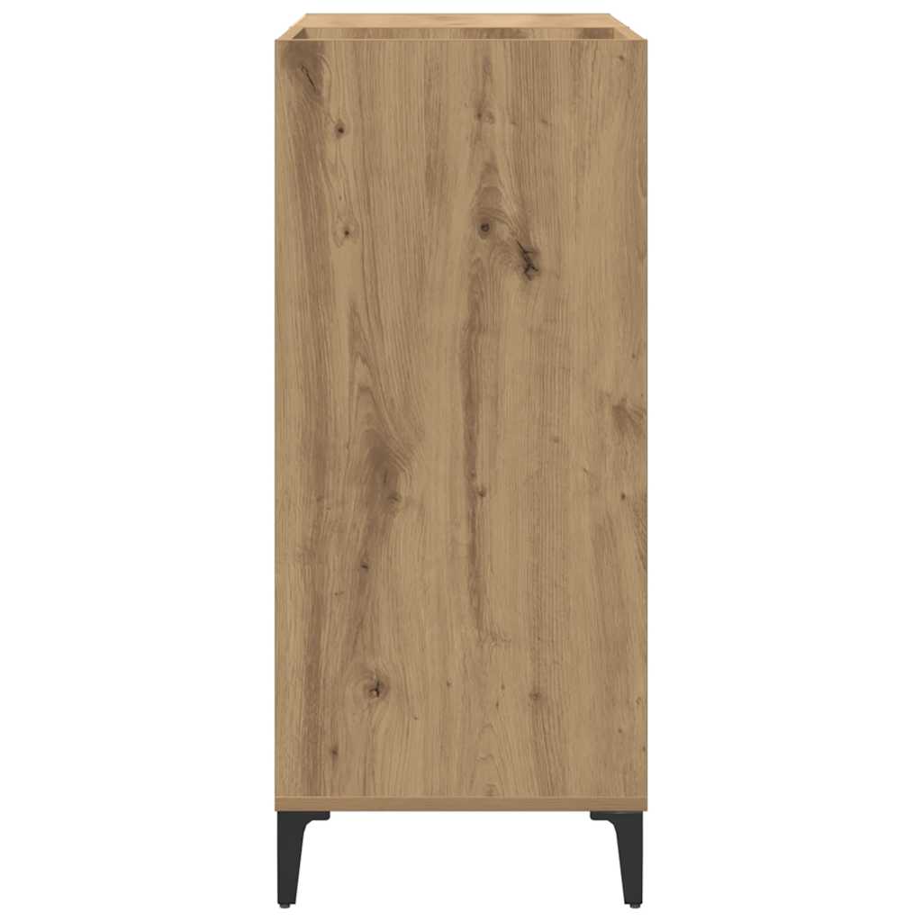 vinylskab 84,5x38x89 cm konstrueret træ kunsteg