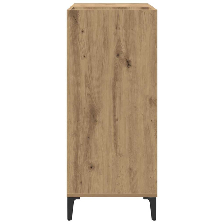 vinylskab 84,5x38x89 cm konstrueret træ kunsteg