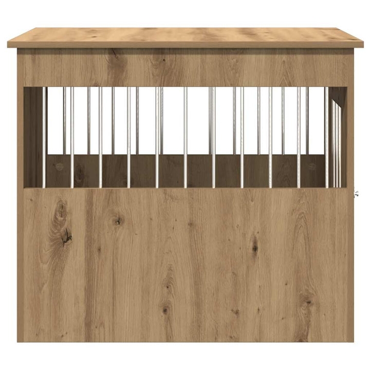 hundebur 55x80x68 cm konstrueret træ kunsteg