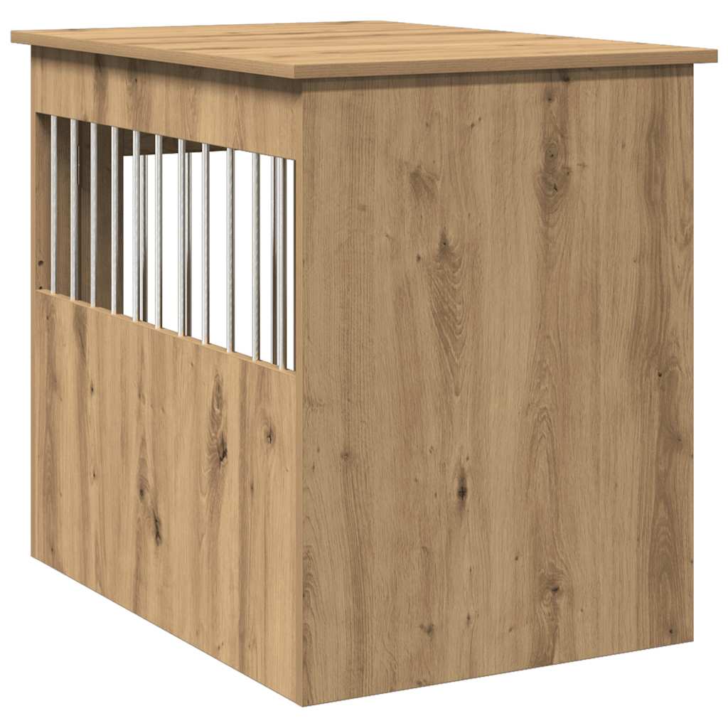 hundebur 55x80x68 cm konstrueret træ kunsteg