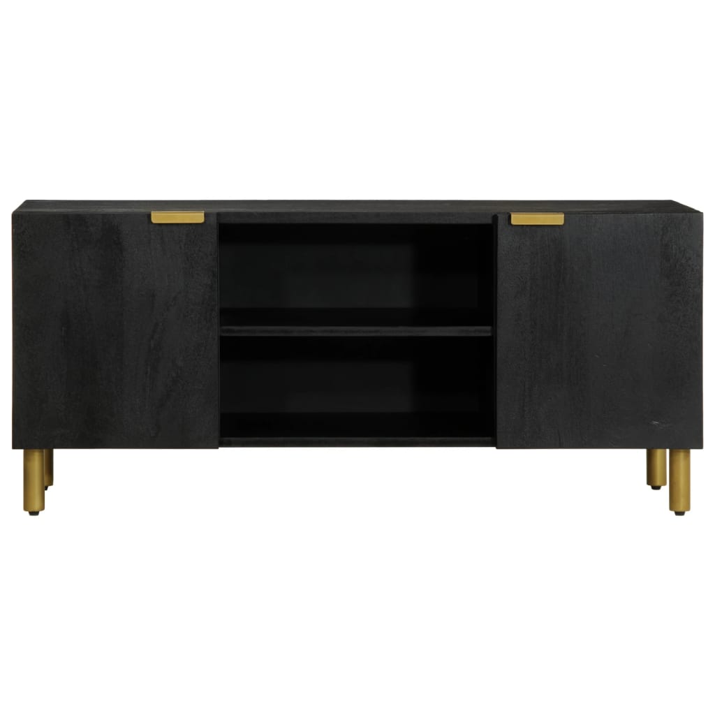 tv-bord 105x33x46 cm konstrueret træ sort