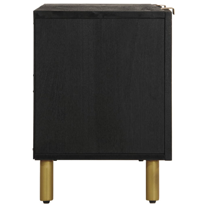 tv-bord 105x33x46 cm konstrueret træ sort