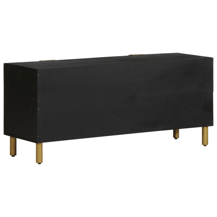 tv-bord 105x33x46 cm konstrueret træ sort