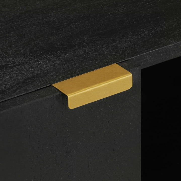 tv-bord 105x33x46 cm konstrueret træ sort