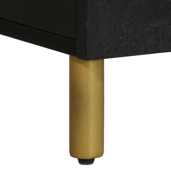 tv-bord 105x33x46 cm konstrueret træ sort