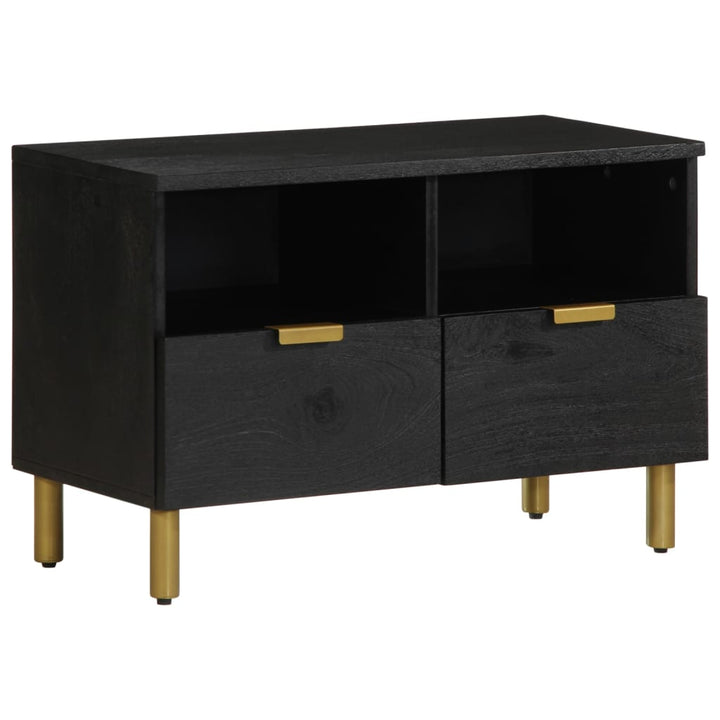 tv-bord 70x33x46 cm konstrueret træ sort